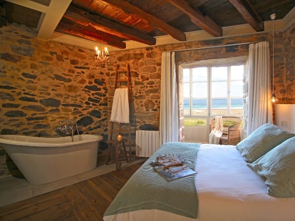 Bedroom with views